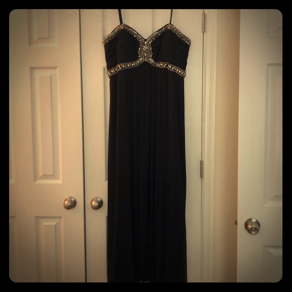 Strapless Chiffon Dress